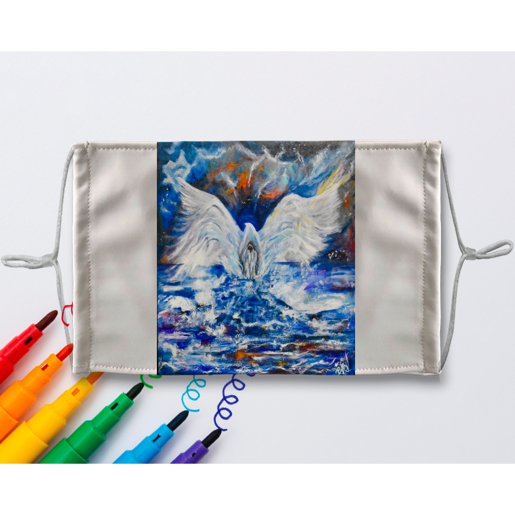 Walking in the Spirit Sublimation Colouring Face Mask