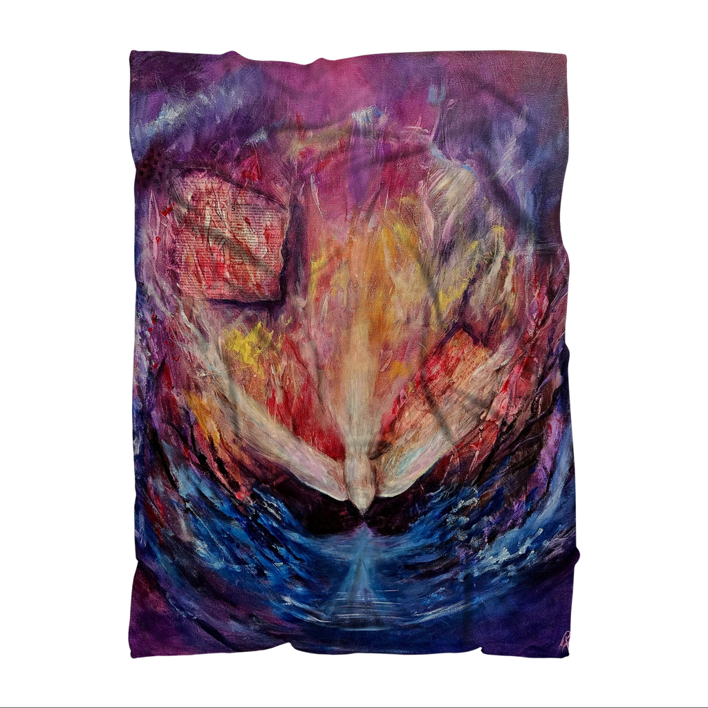 BURNING BUSH Sublimation Throw Blanket