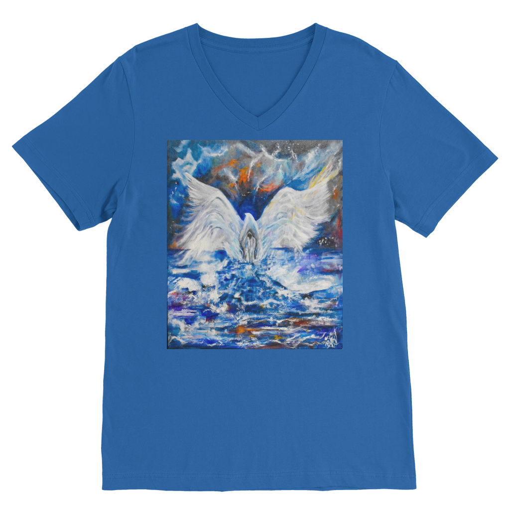 Walking in the Spirit Premium V-Neck T-Shirt