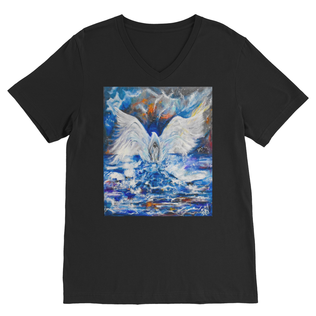 Walking in the Spirit Premium V-Neck T-Shirt