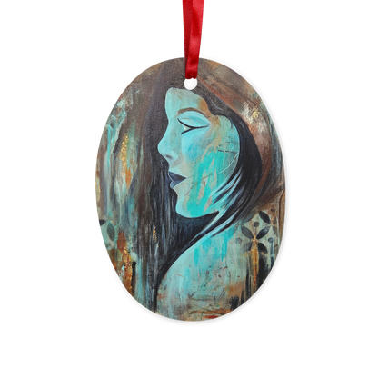 Women at the Well Ceramic Hanging Ornament
