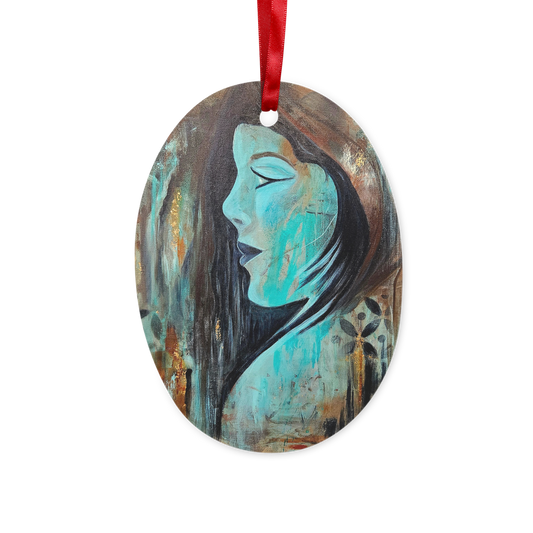 Women at the Well Ceramic Hanging Ornament