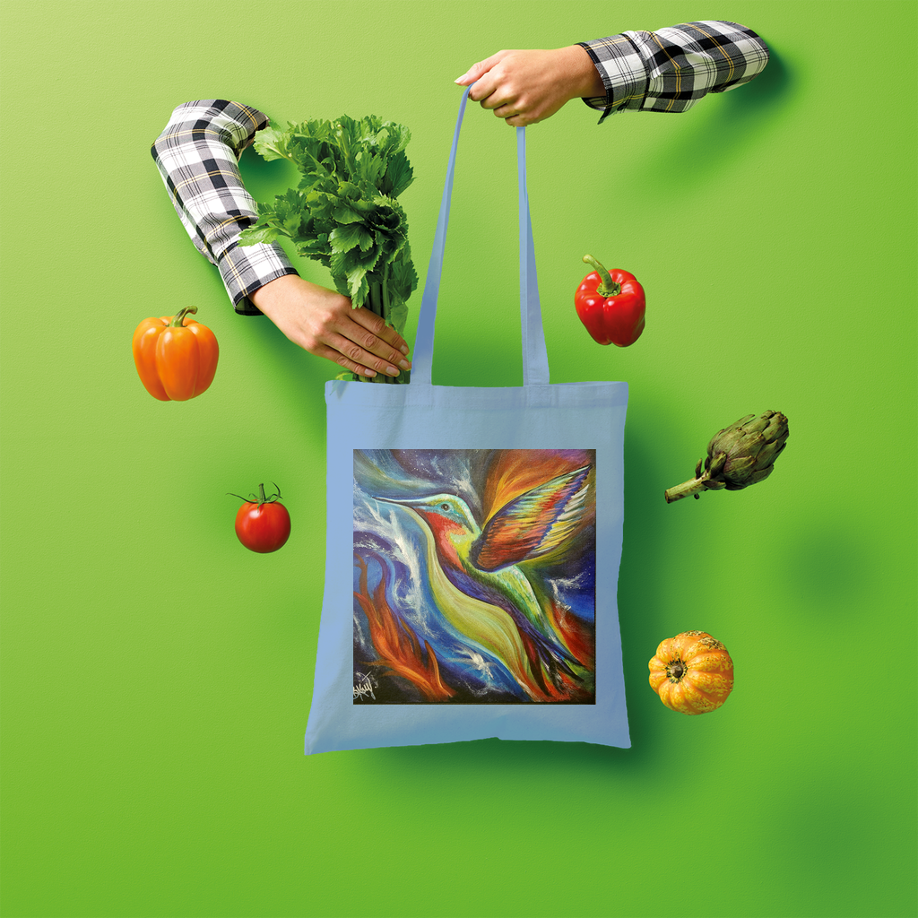 Humming Bird Shopper Tote Bag