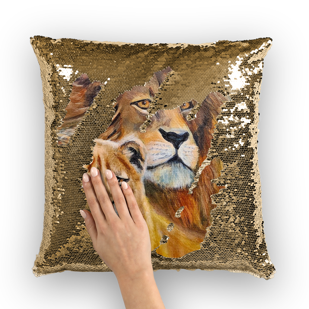 Inseparable Sequin Cushion Cover