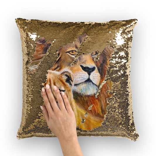 Inseparable Sequin Cushion Cover