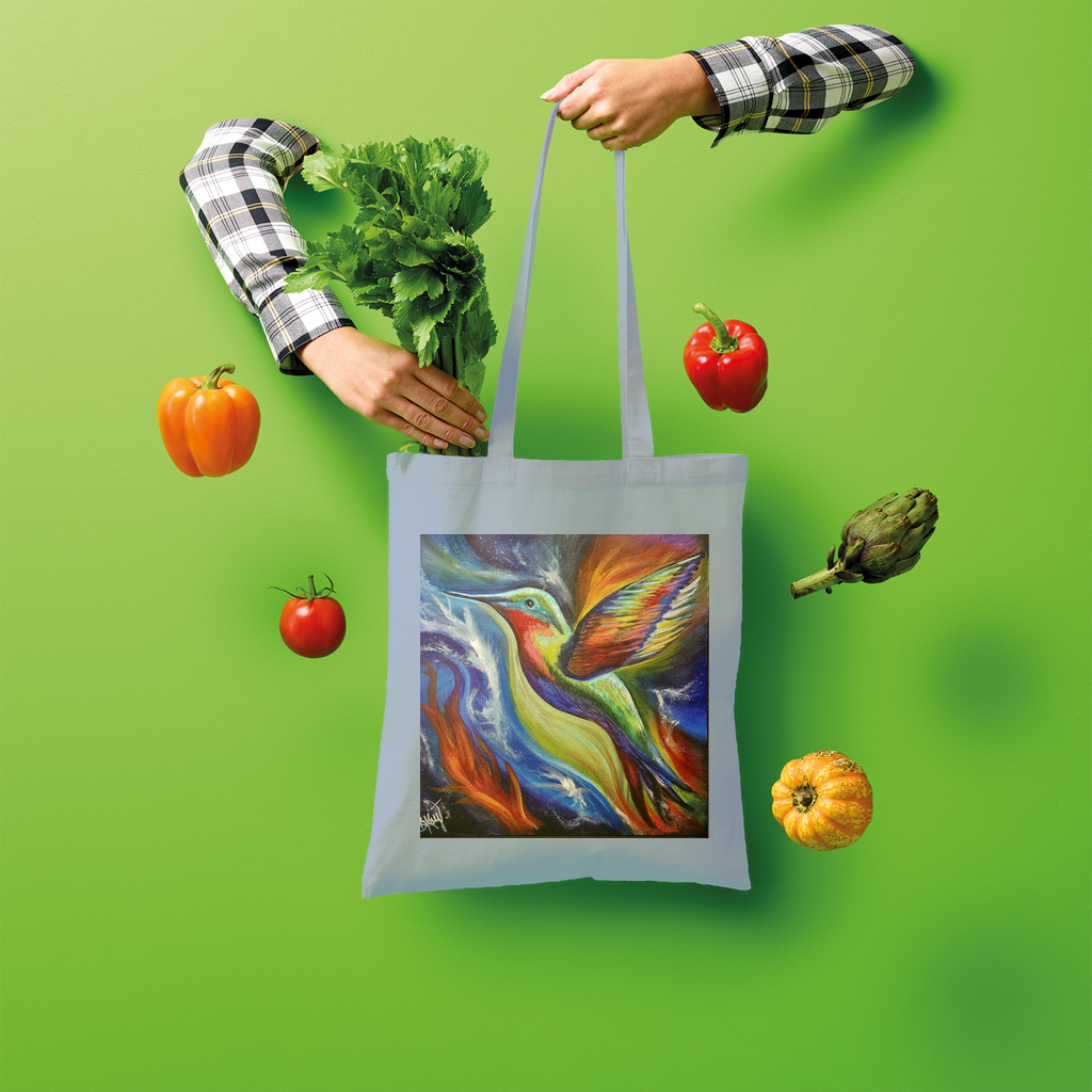 Humming Bird Shopper Tote Bag