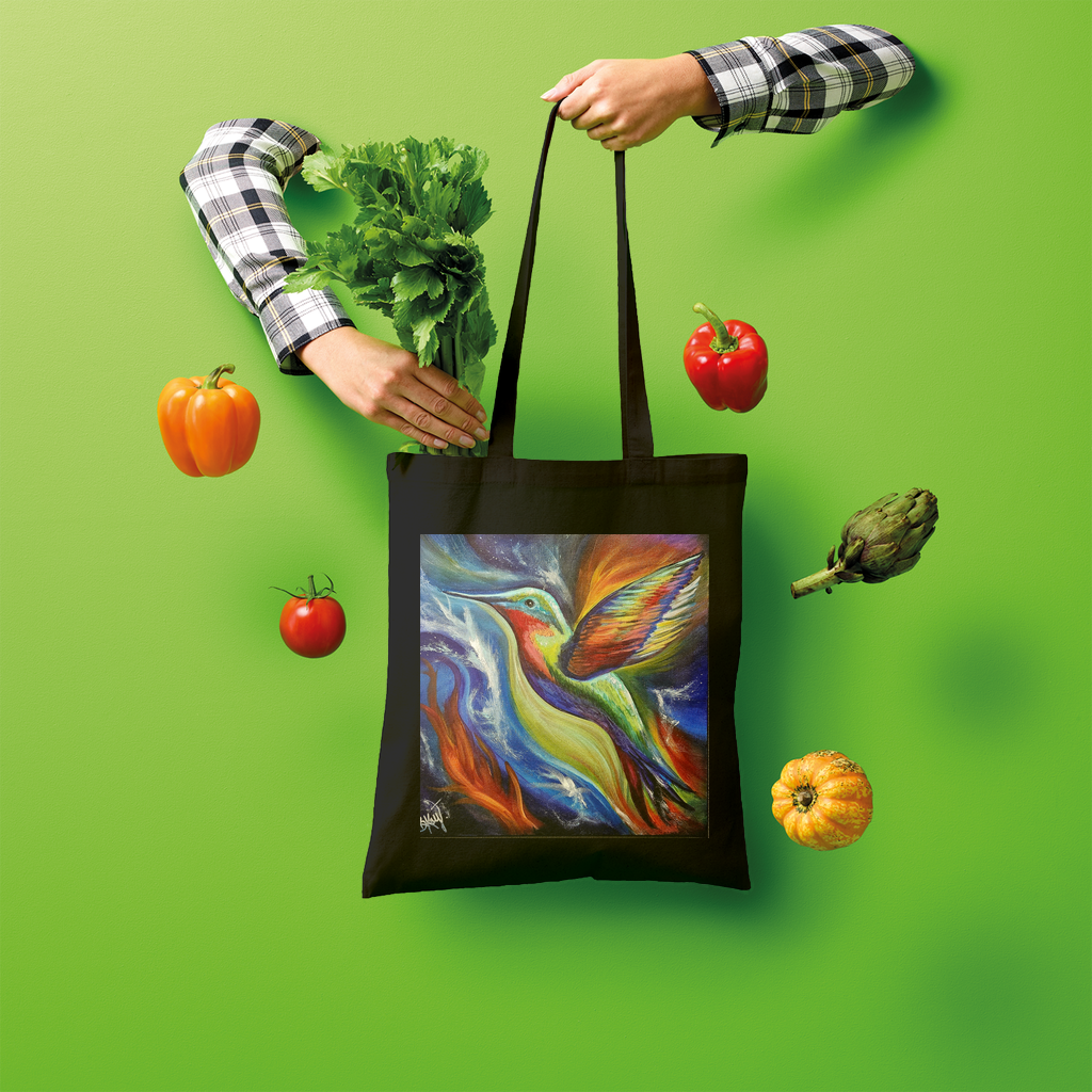 Humming Bird Shopper Tote Bag