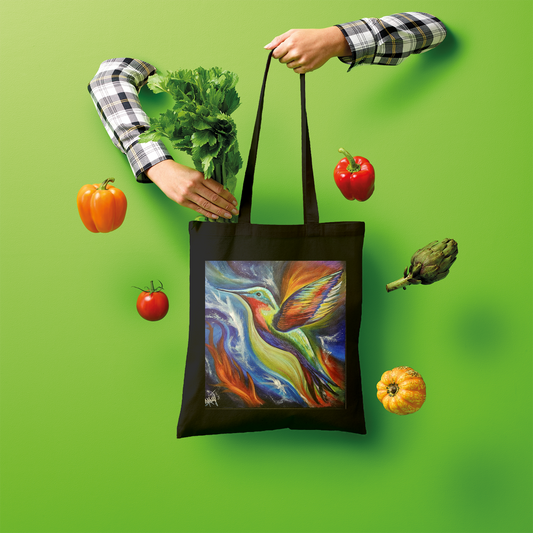 Humming Bird Shopper Tote Bag