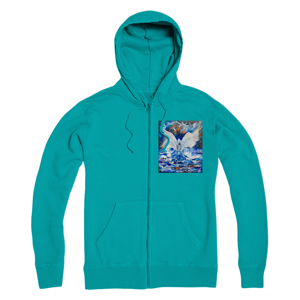 Walking in the Spirit Premium Adult Zip Hoodie