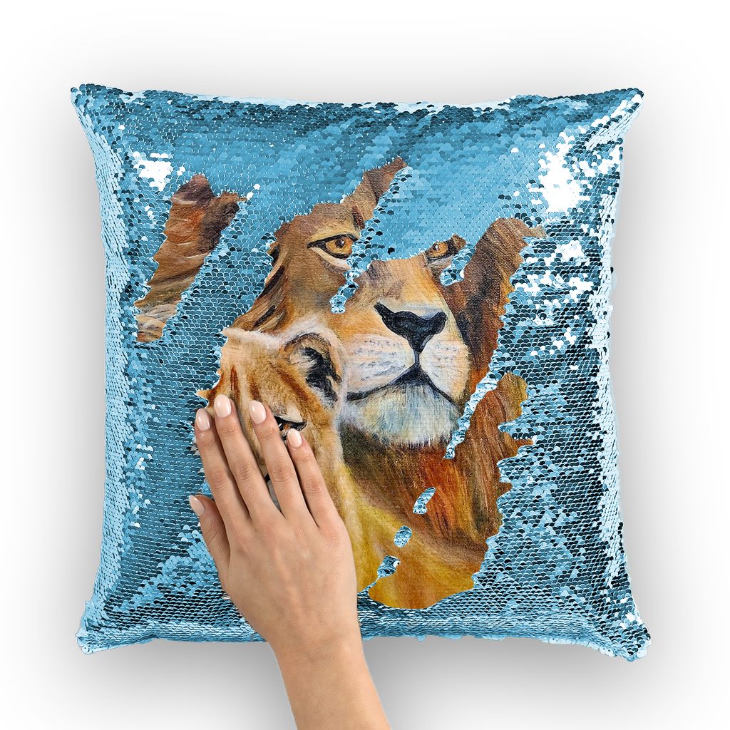 Inseparable Sequin Cushion Cover