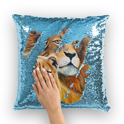 Inseparable Sequin Cushion Cover