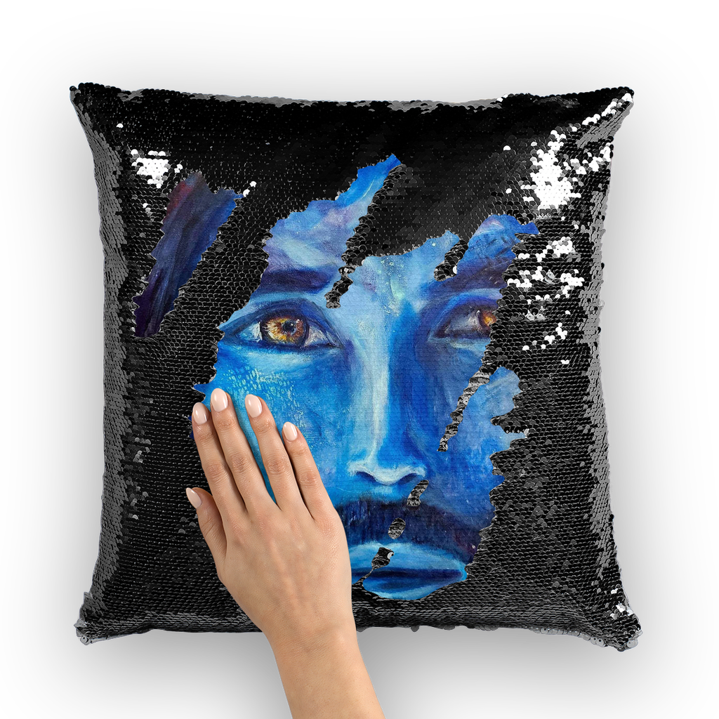 El Roi Sequin Cushion Cover