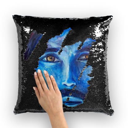 El Roi Sequin Cushion Cover