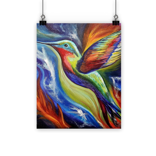 Humming Bird Classic Poster