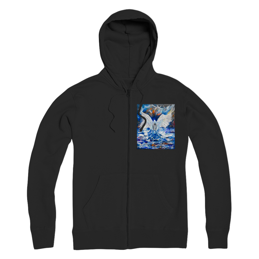 Walking in the Spirit Premium Adult Zip Hoodie