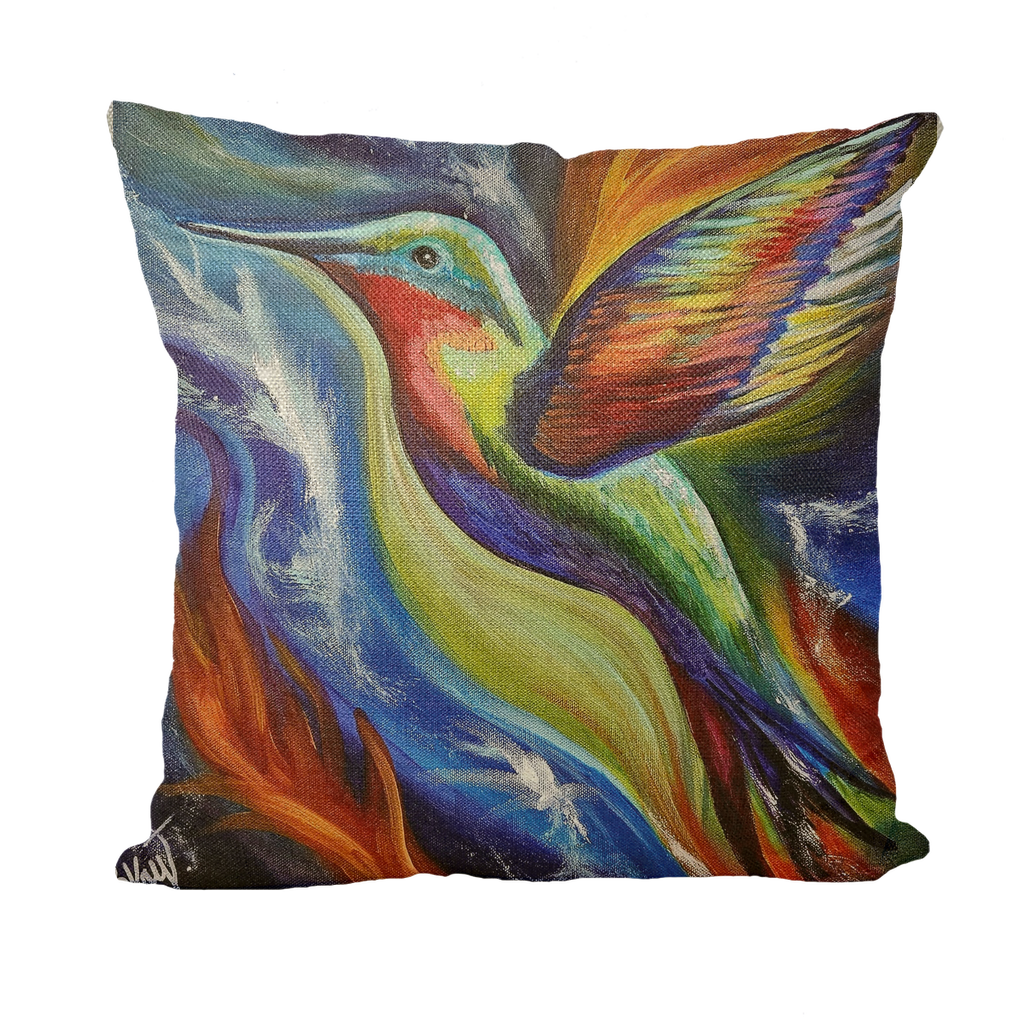 Humming Bird Throw Pillows