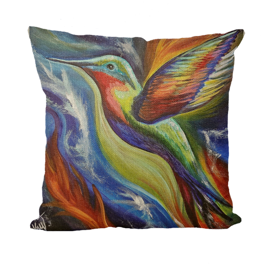 Humming Bird Throw Pillows