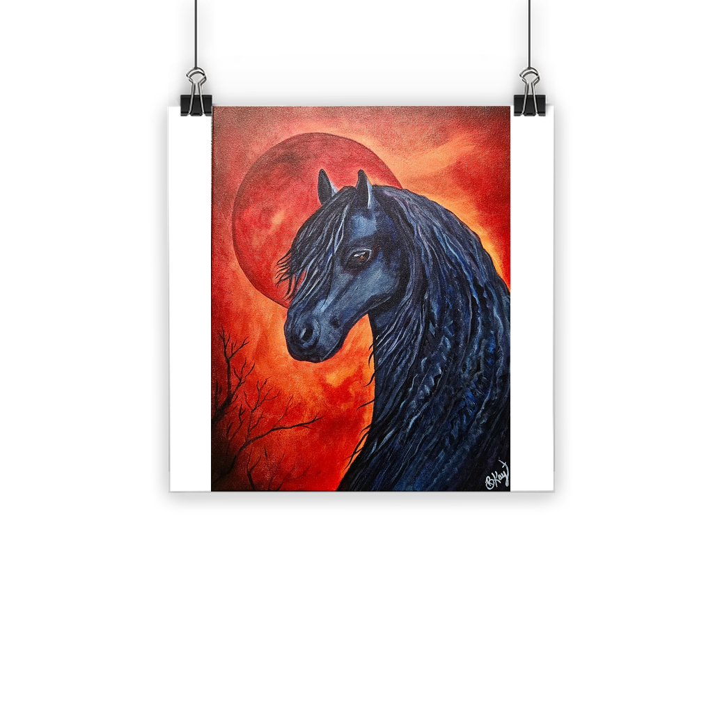 Black Horse Classic Poster