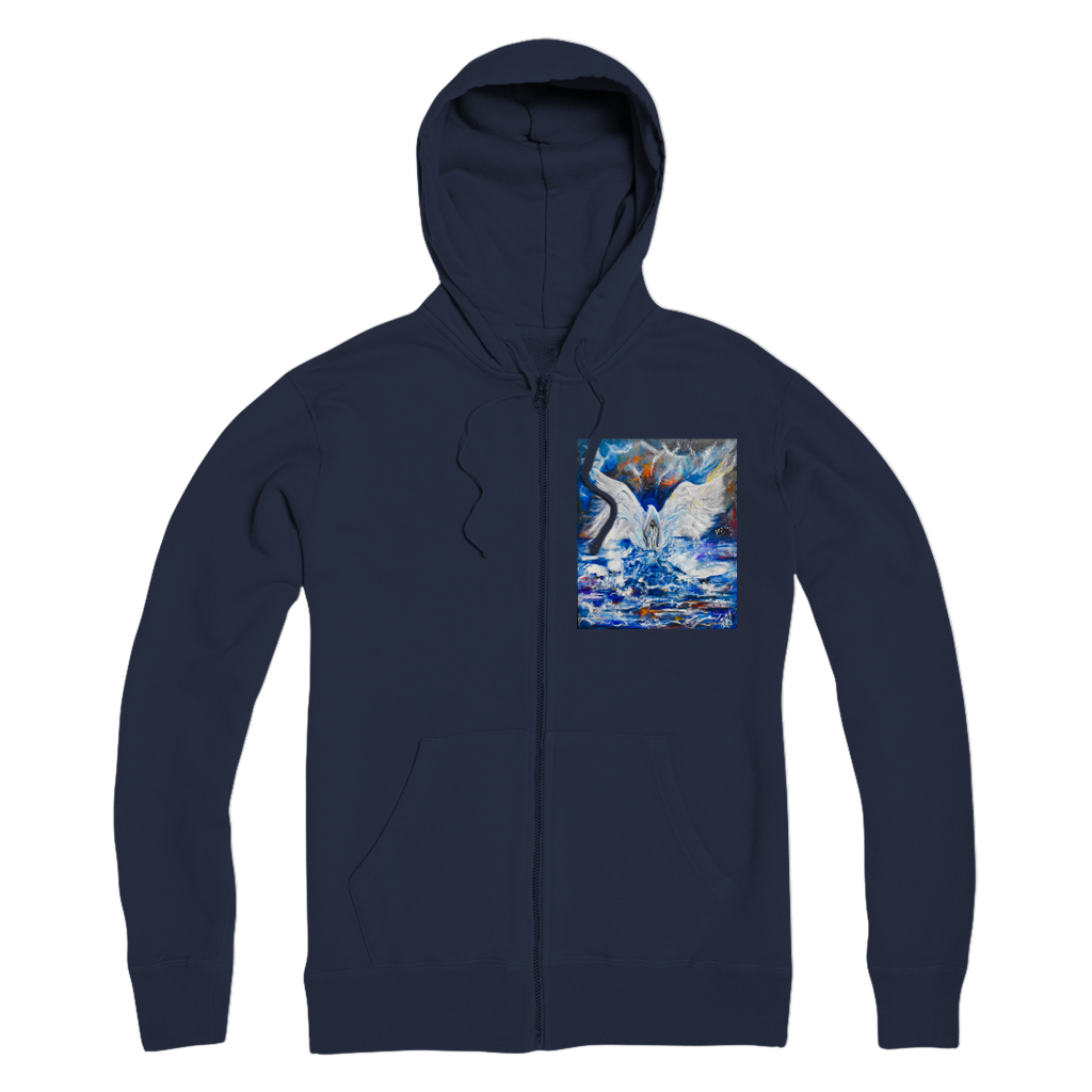 Walking in the Spirit Premium Adult Zip Hoodie