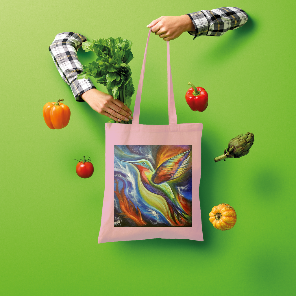 Humming Bird Shopper Tote Bag