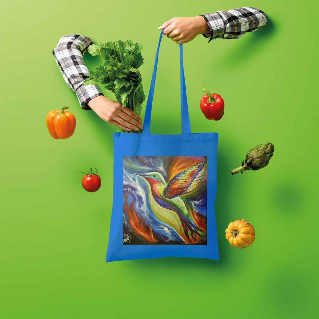 Humming Bird Shopper Tote Bag