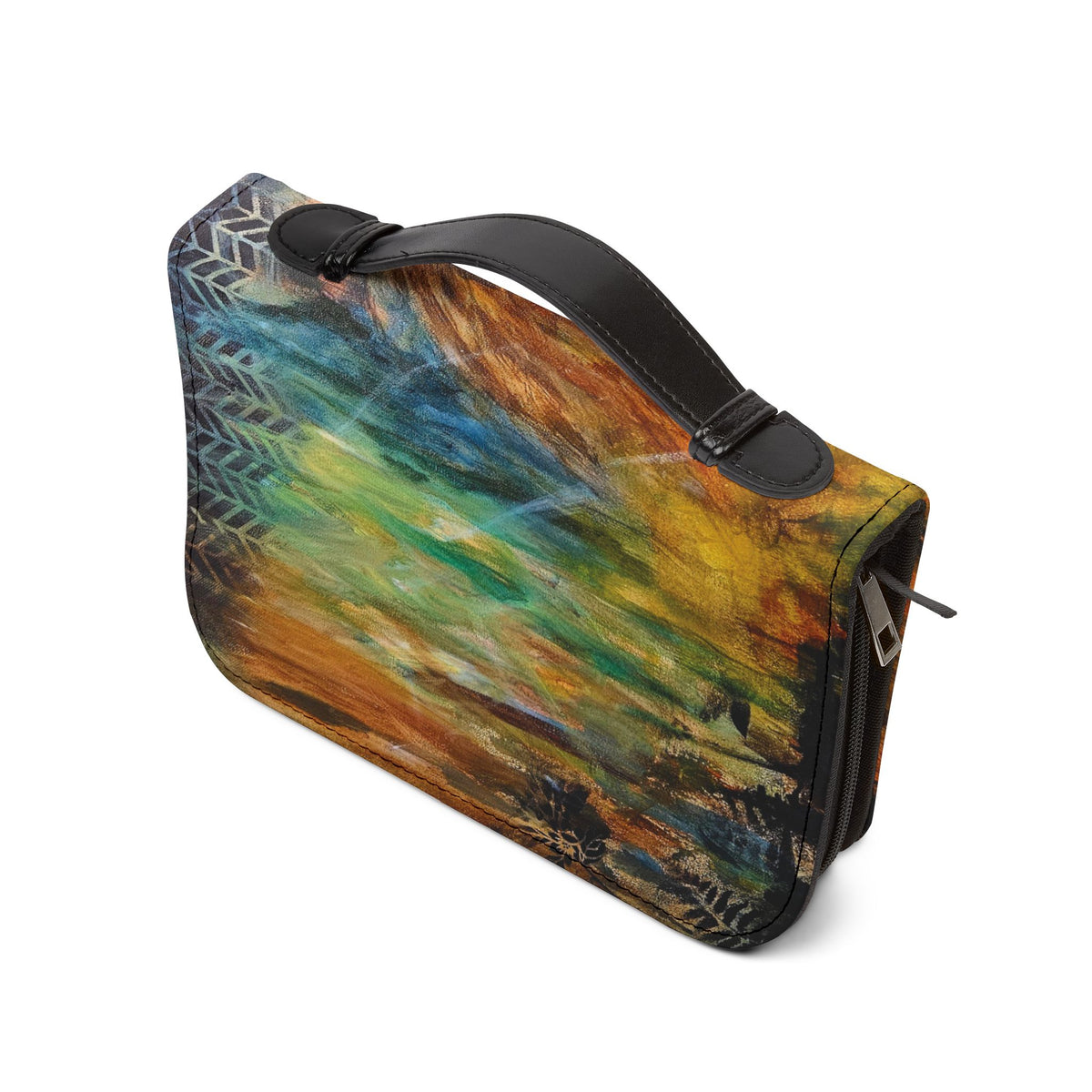 Inseparable Bible Cover – Protective Painted Wildlife Design, Zippered Scripture Case