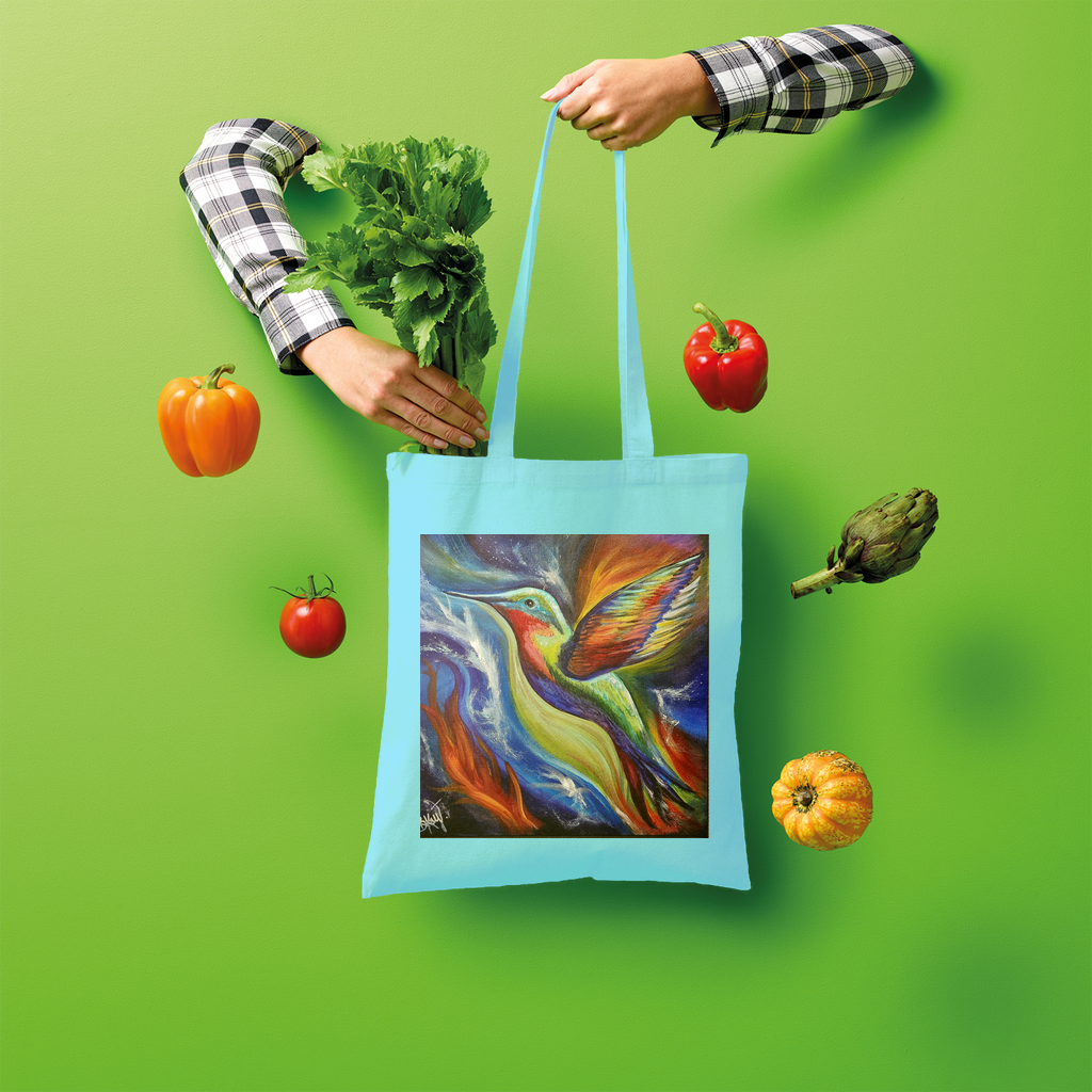 Humming Bird Shopper Tote Bag