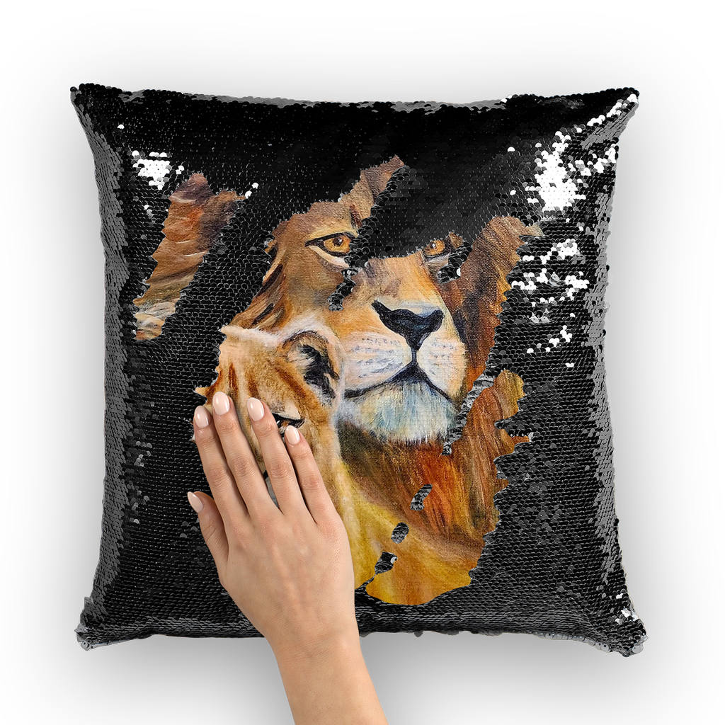 Inseparable Sequin Cushion Cover
