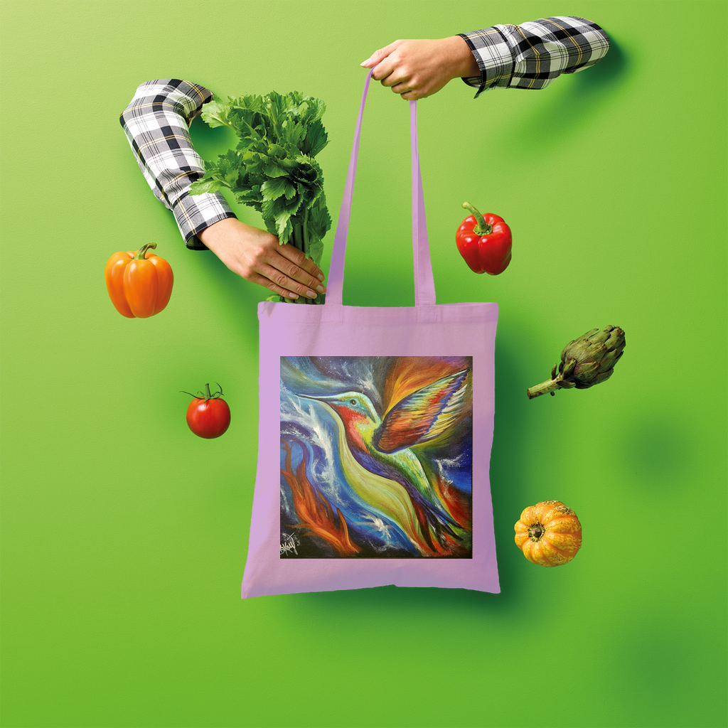 Humming Bird Shopper Tote Bag