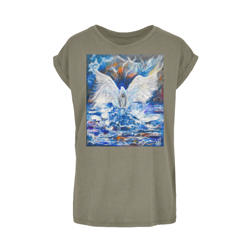 Walking in the Spirit Women's Extended Shoulder T-Shirt XS-5XL