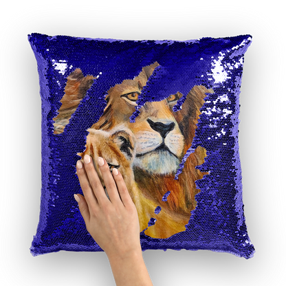 Inseparable Sequin Cushion Cover