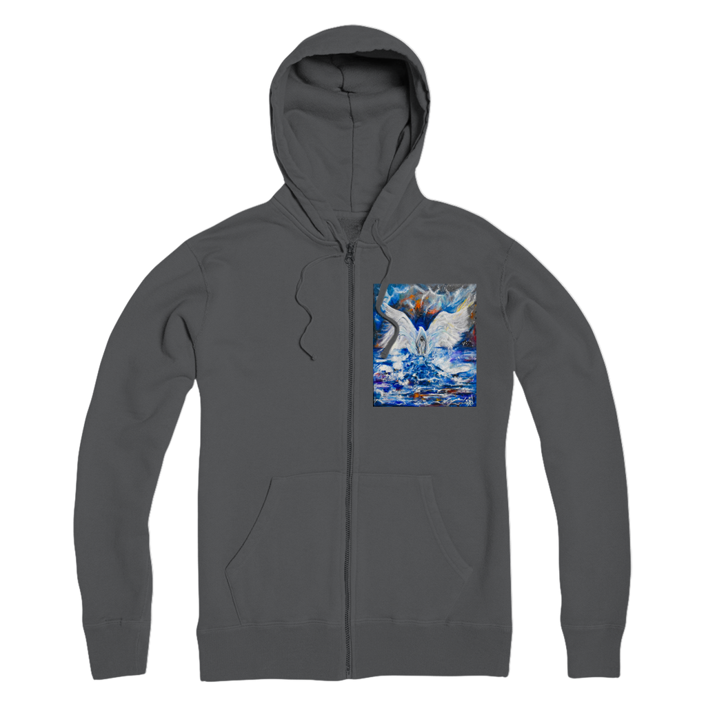 Walking in the Spirit Premium Adult Zip Hoodie