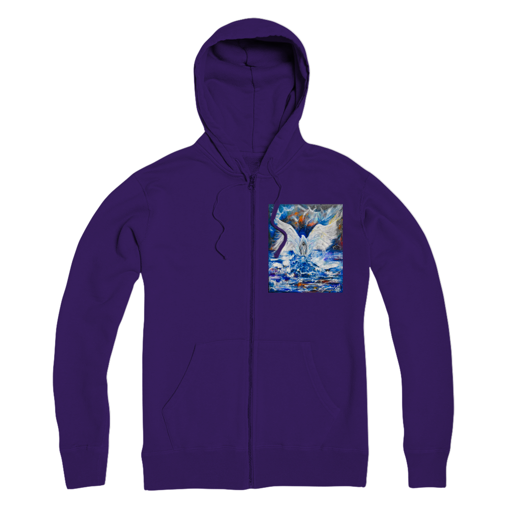 Walking in the Spirit Premium Adult Zip Hoodie