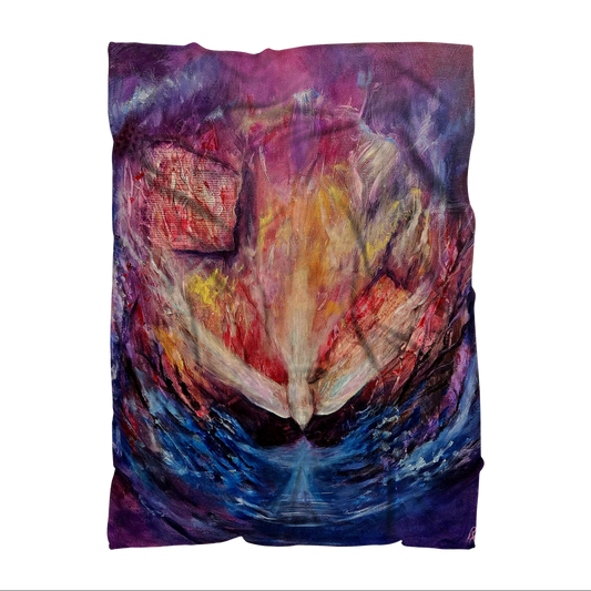 BURNING BUSH Sublimation Throw Blanket