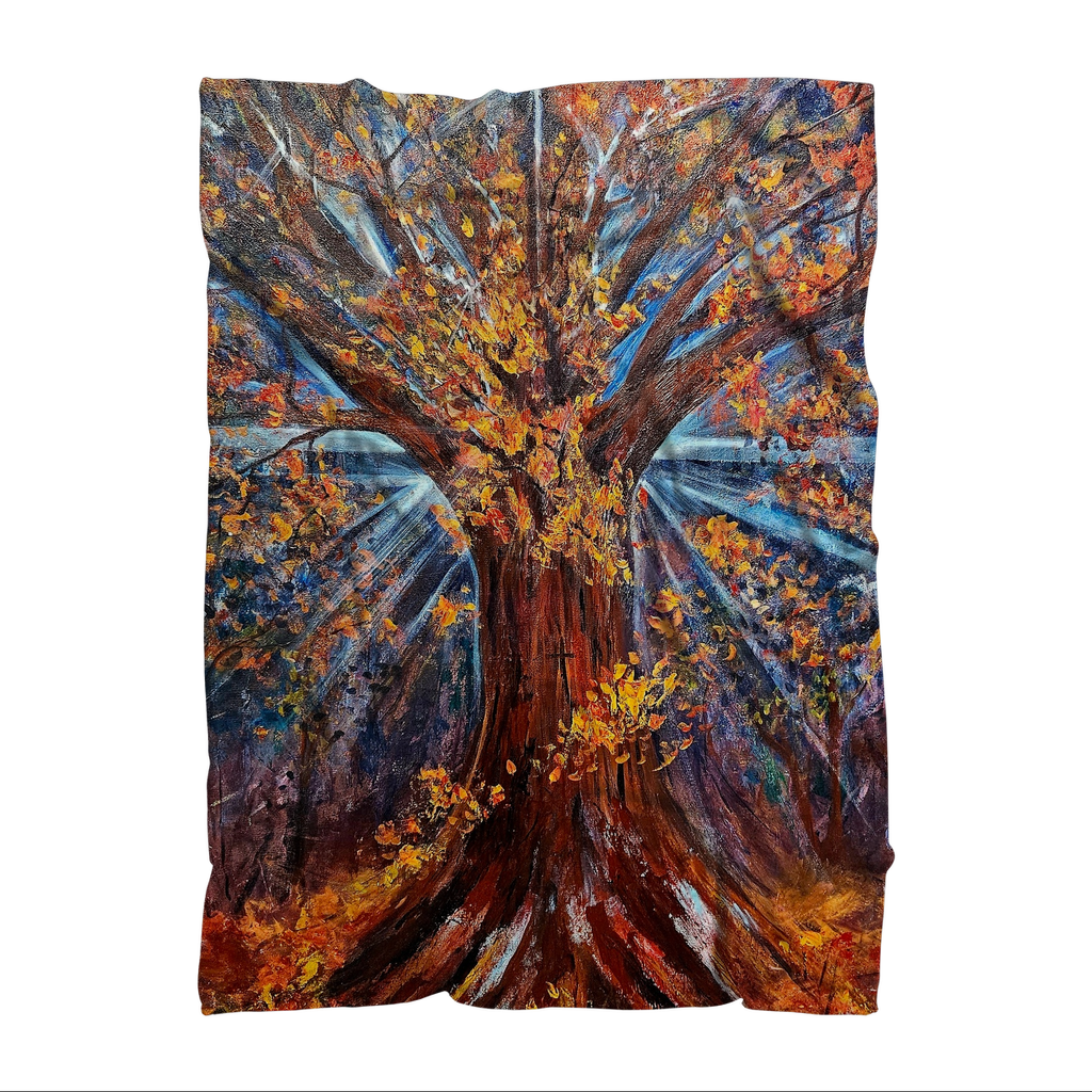 THE FALL Sublimation Throw Blanket