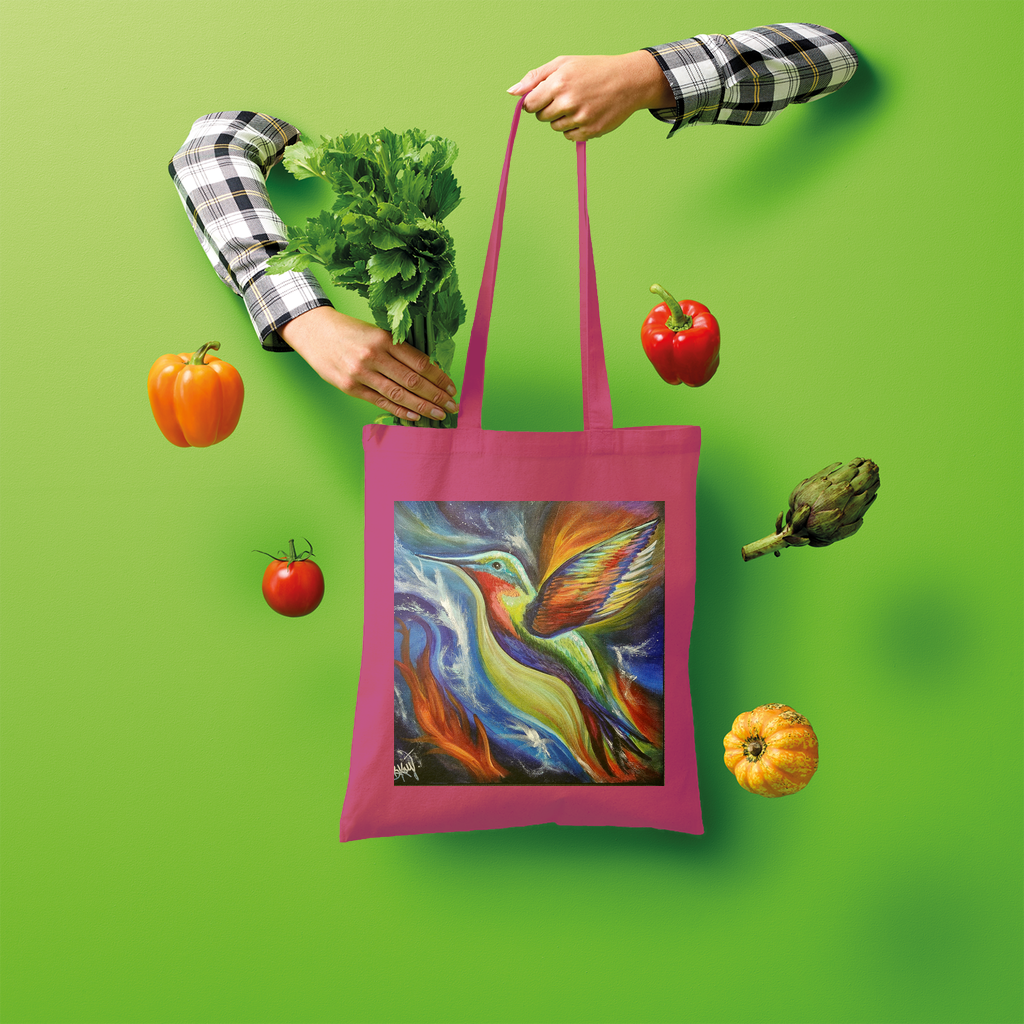 Humming Bird Shopper Tote Bag