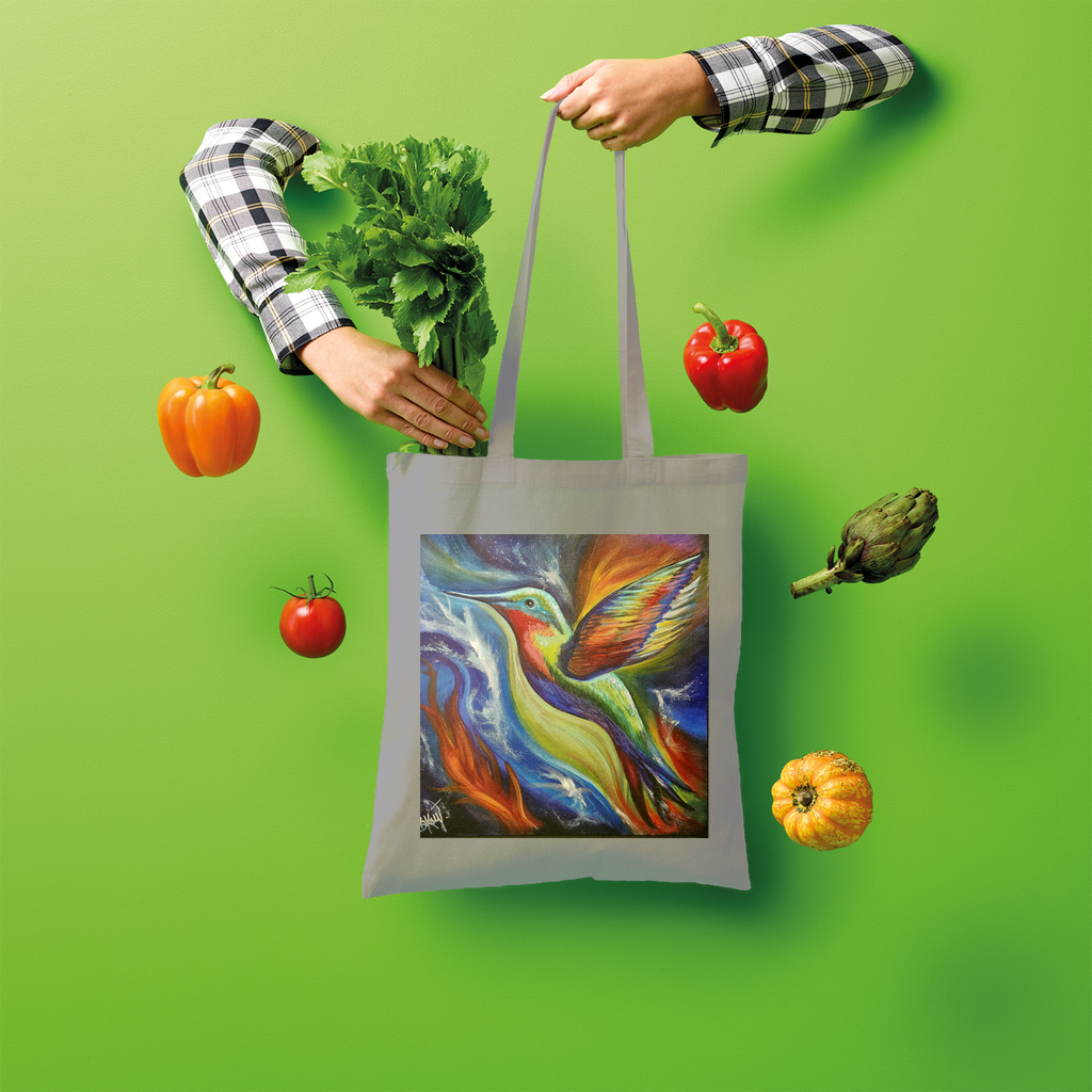 Humming Bird Shopper Tote Bag