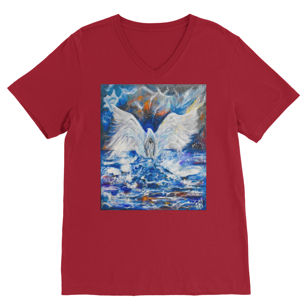 Walking in the Spirit Premium V-Neck T-Shirt