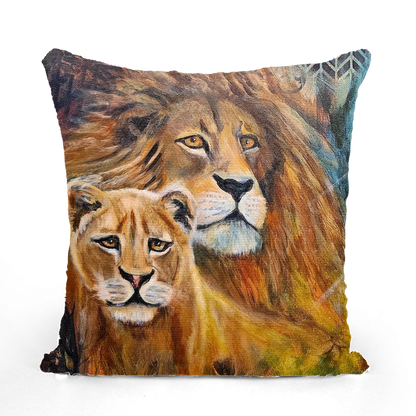 Inseparable Sequin Cushion Cover