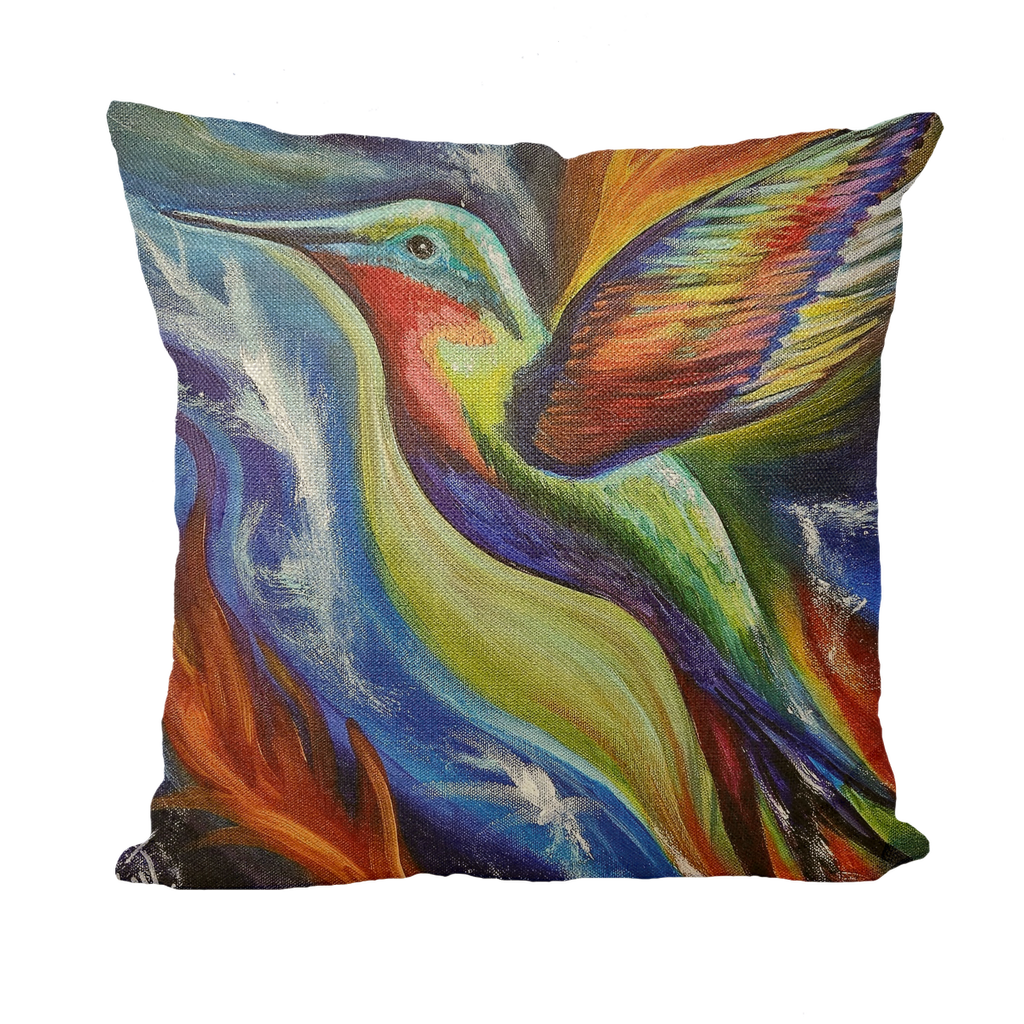 Humming Bird Throw Pillows