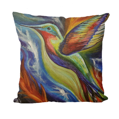 Humming Bird Throw Pillows