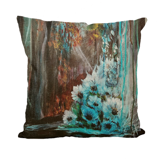 Living Waters Throw Pillow with Insert
