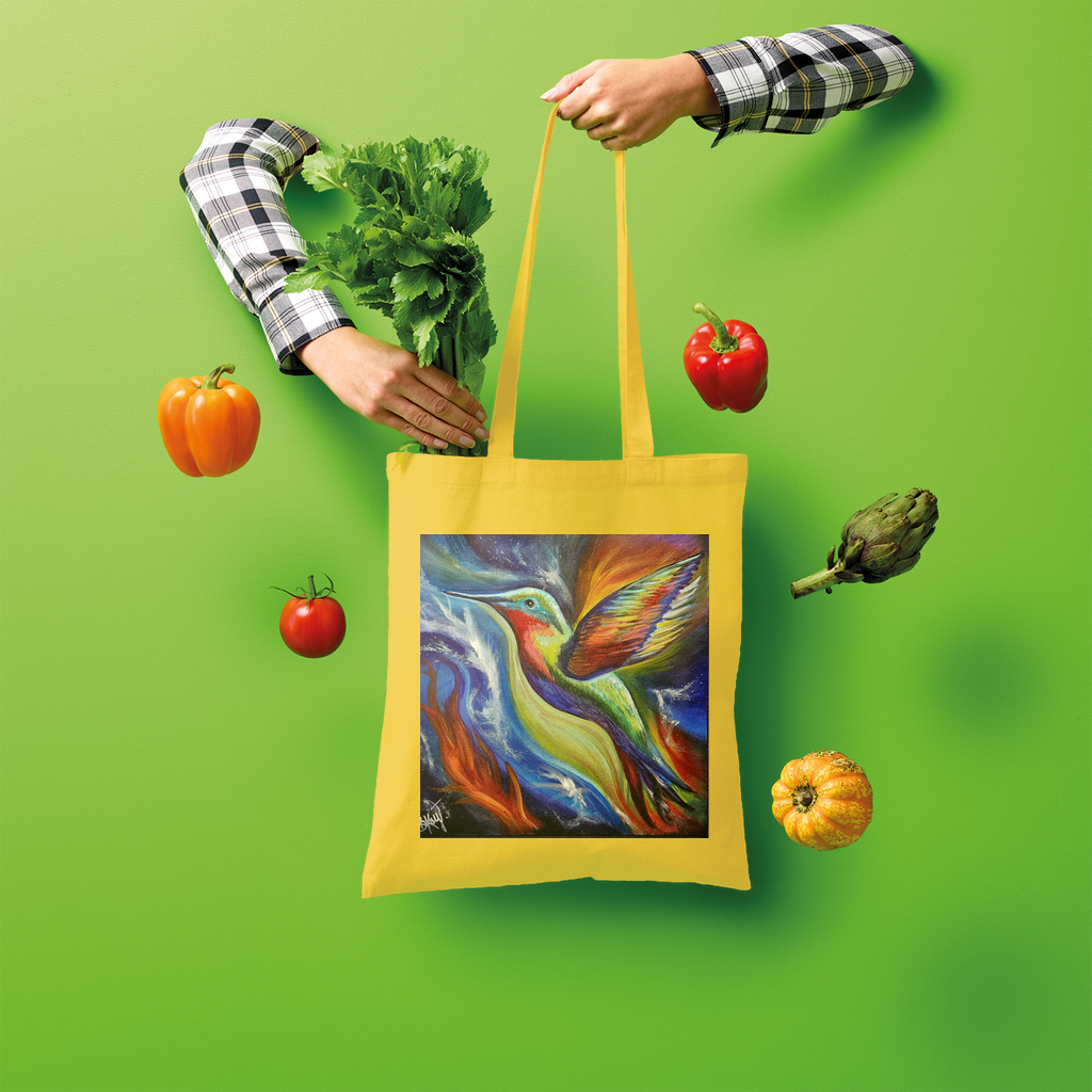 Humming Bird Shopper Tote Bag