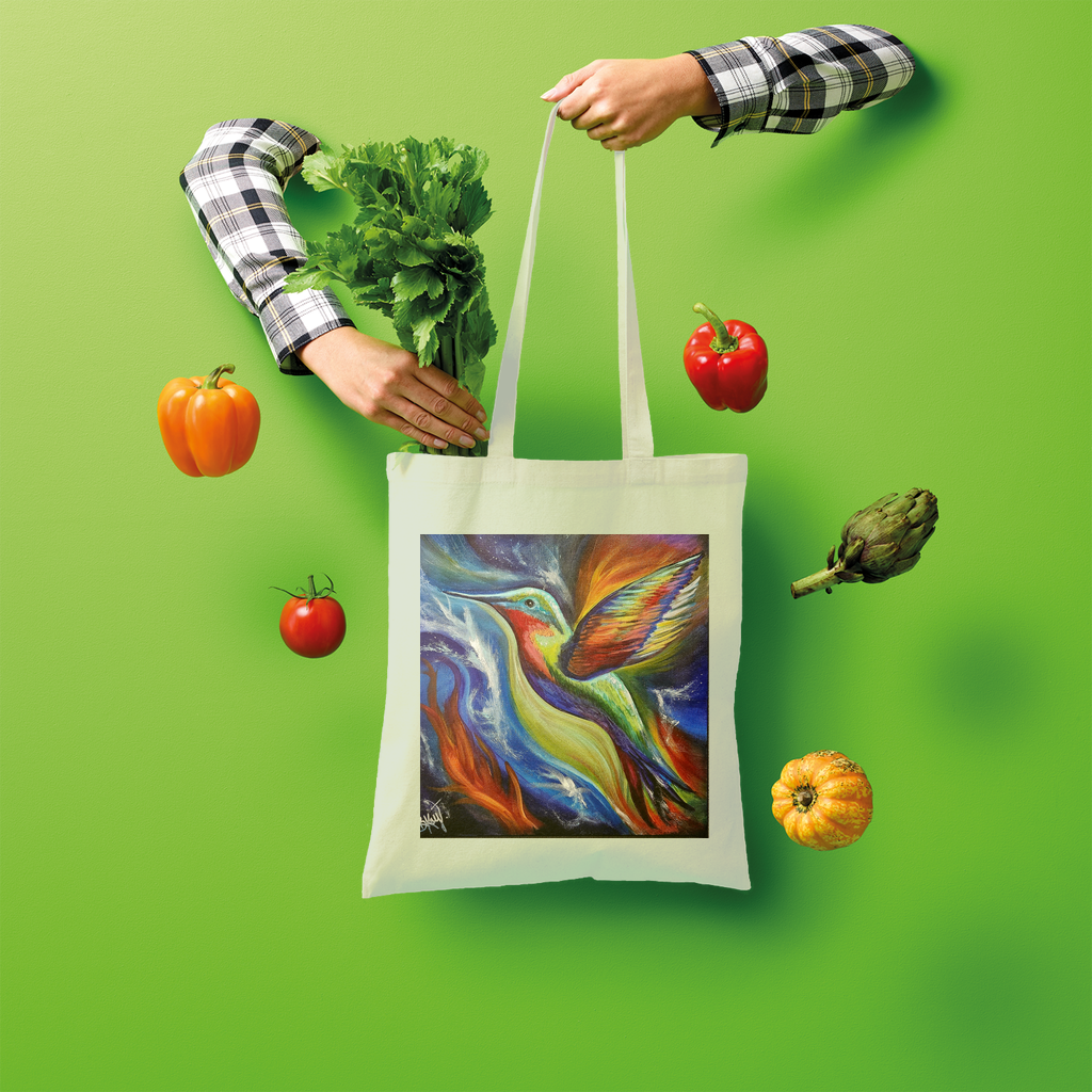 Humming Bird Shopper Tote Bag