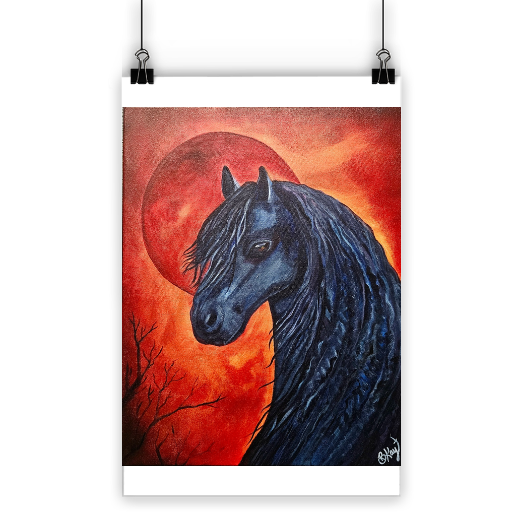 Black Horse Classic Poster