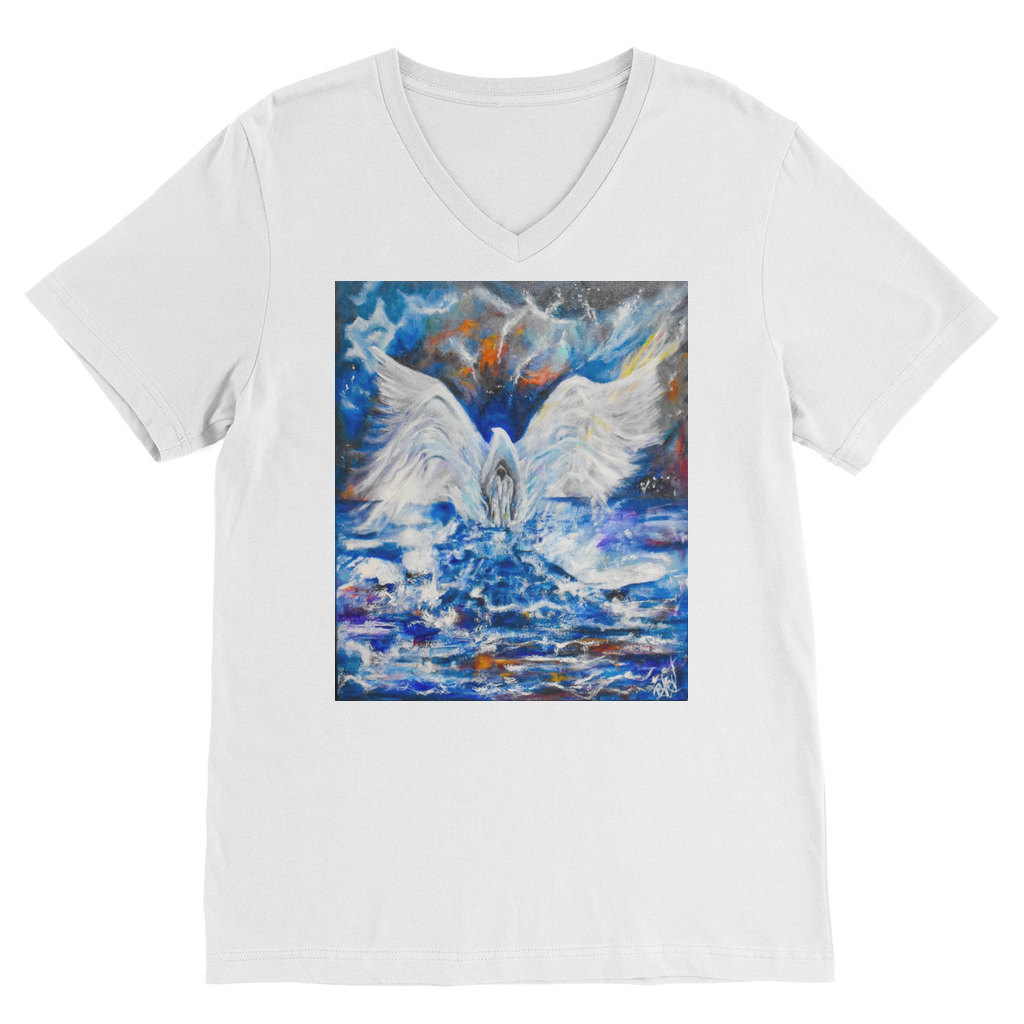 Walking in the Spirit Premium V-Neck T-Shirt