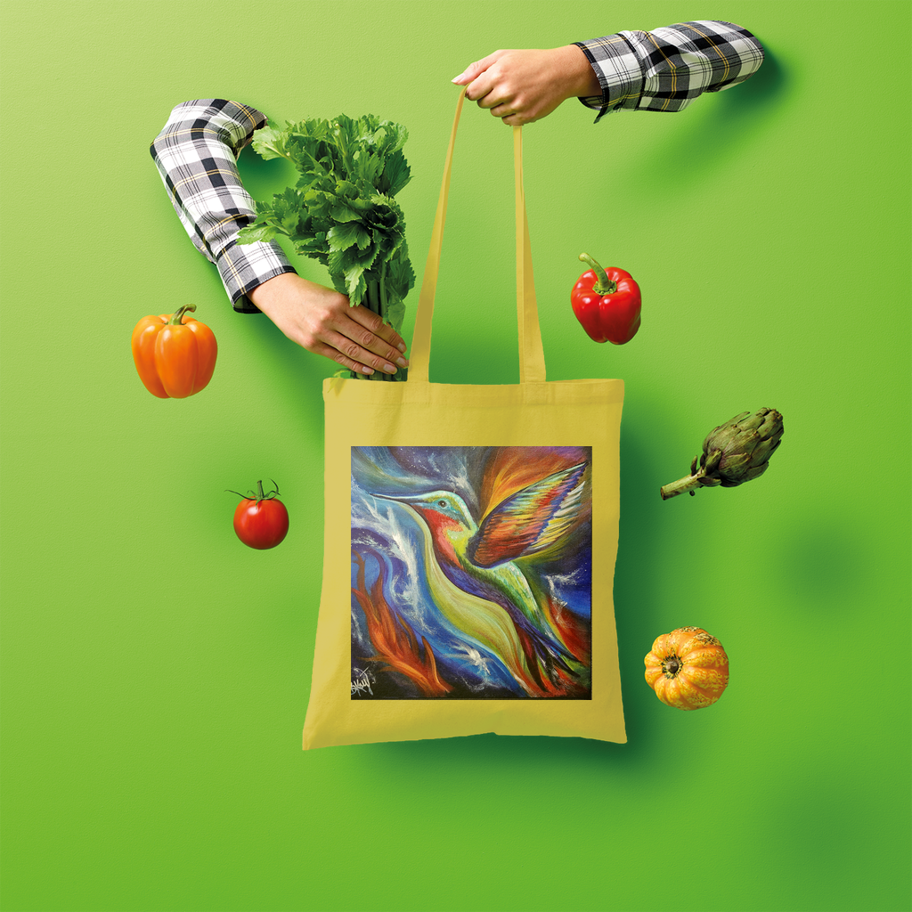 Humming Bird Shopper Tote Bag