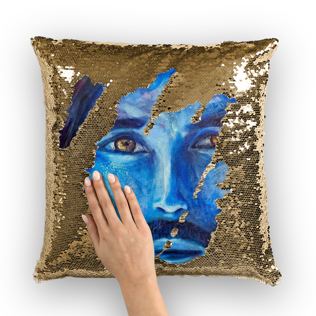 El Roi Sequin Cushion Cover