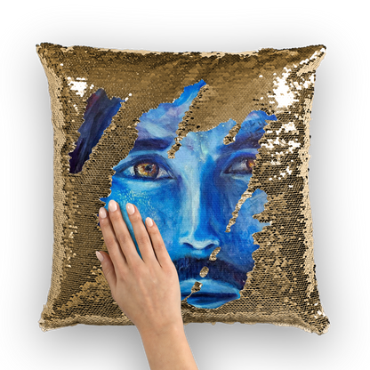 El Roi Sequin Cushion Cover