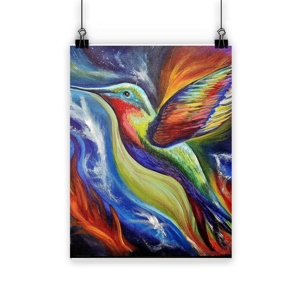 Humming Bird Classic Poster